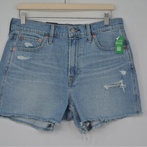 GAP ✨NWT✨Classic Blue Ripped Jean Shorts